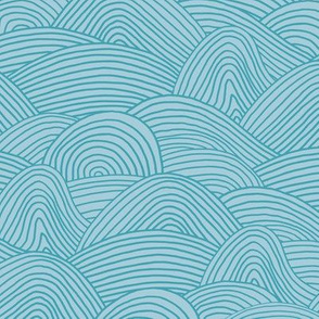 Ocean waves and surf vibes abstract salty water minimal Scandinavian style stripes blue aqua boho sea spring summer 