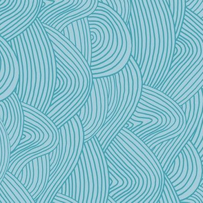 Ocean waves and surf vibes abstract salty water minimal Scandinavian style stripes blue aqua boho sea spring summer rotated vertical