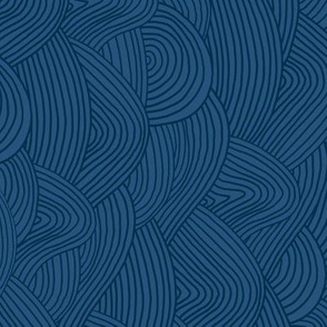Ocean waves and surf vibes abstract salty water minimal Scandinavian style stripes navy blue boho sea spring summer rotated flipped vertical