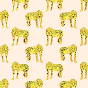 Wild Cheetahs! - cream beige, medium 