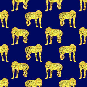 Wild Cheetahs! - midnight blue, medium 