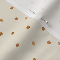 small // mini Pumpkins Fabric Tossed Pumpkins
