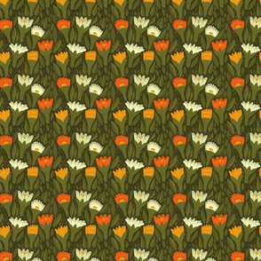 Spring meadow pattern