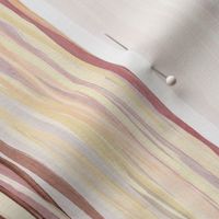 Rust and Sand Wavy Gouache Stripes