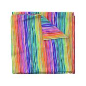 Infinity Rainbow Wavy Gouache Stripes