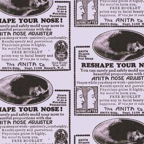 Do It Yourself Nose Job, 1926 Style