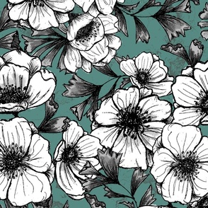 A as anemone green bg- large scale