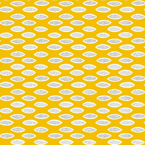 yellow eye abstract pattern