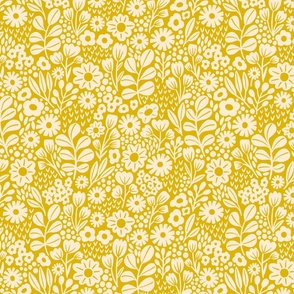 Britta - yellow & cream - small