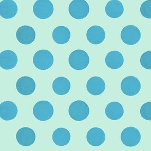 Pool Blue Polka Dots