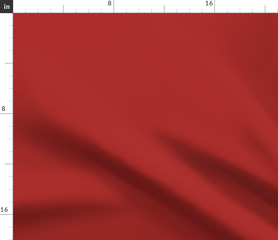 Solid Ladybird Red Color - From the Official Spoonflower Colormap
