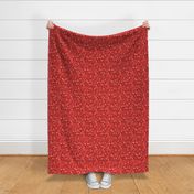 Sparkly Bokeh Pattern - Ladybird Red Color