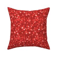 Sparkly Bokeh Pattern - Ladybird Red Color