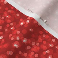 Small Sparkly Bokeh Pattern - Ladybird Red Color