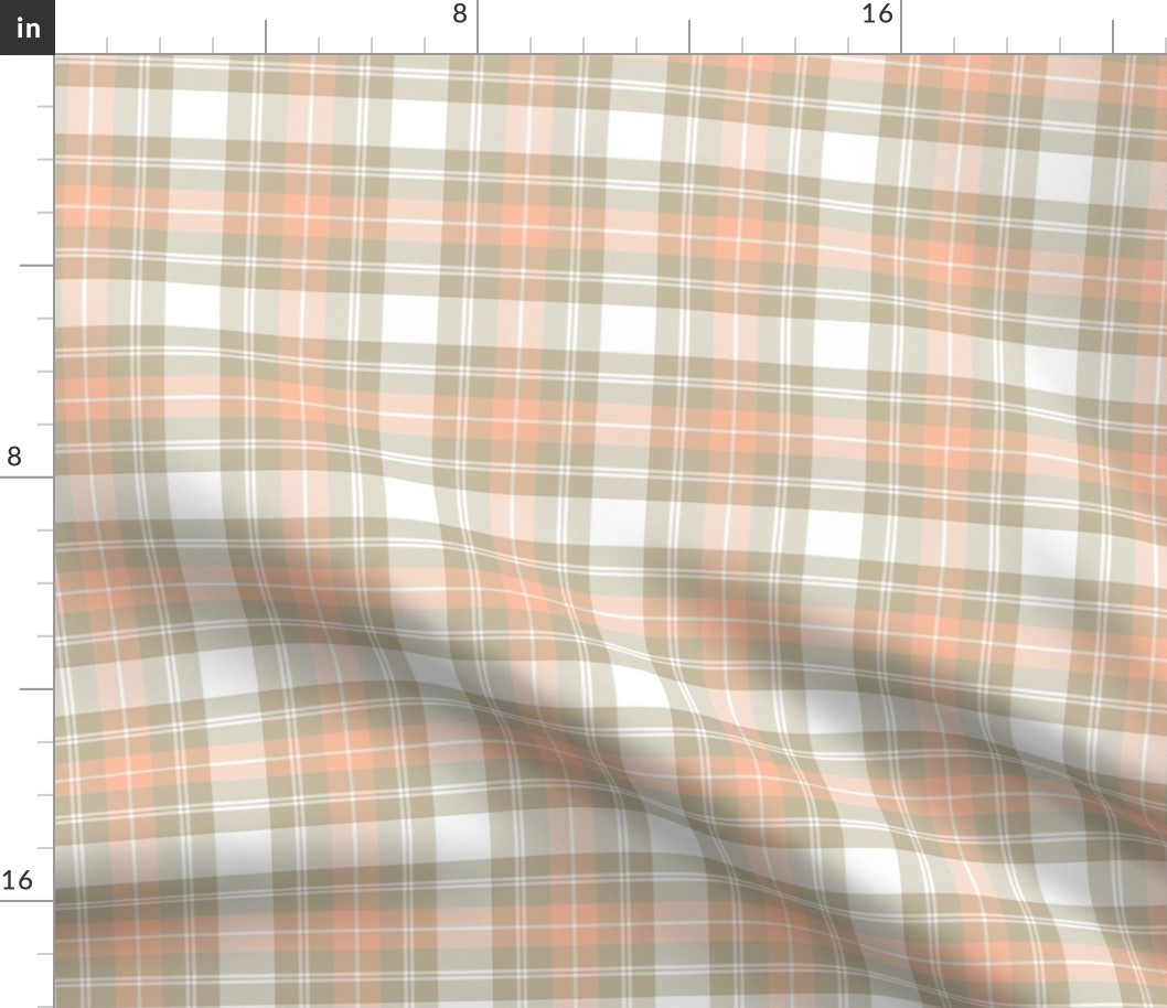 Cozy Autumn Plaid orange sage-02