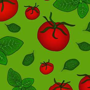 Tomato and Basil Large Summer Green