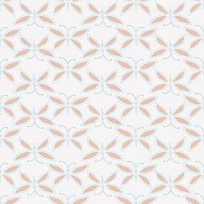 Butterfly Grid Pale Pink 