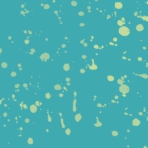 magic turquoise water splashes -  medium scale