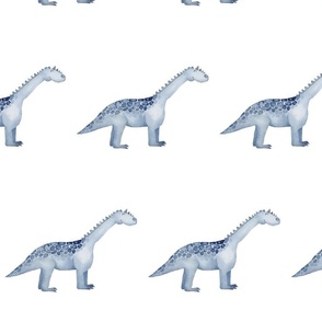 Dinosaurier, Brontosaurus, blau