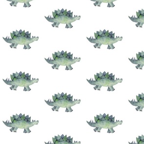 Stegosaurus, Dinosaurier, grün