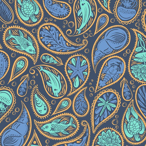 Paisley Splash! - Peacock