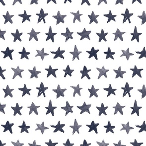 Painted Stars - Navy