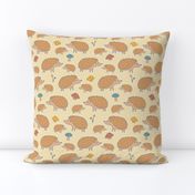 Woodland Hedgehogs, Butter Yellow