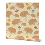 Woodland Hedgehogs, Butter Yellow