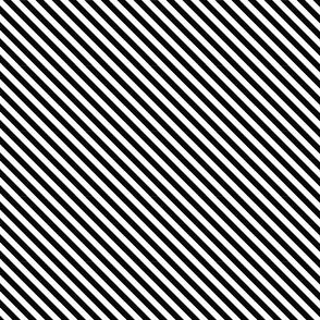 Black and White Diagonal Stripe