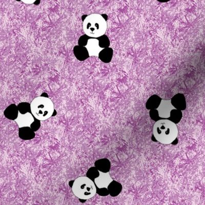 Panda Tumbles - Amethyst