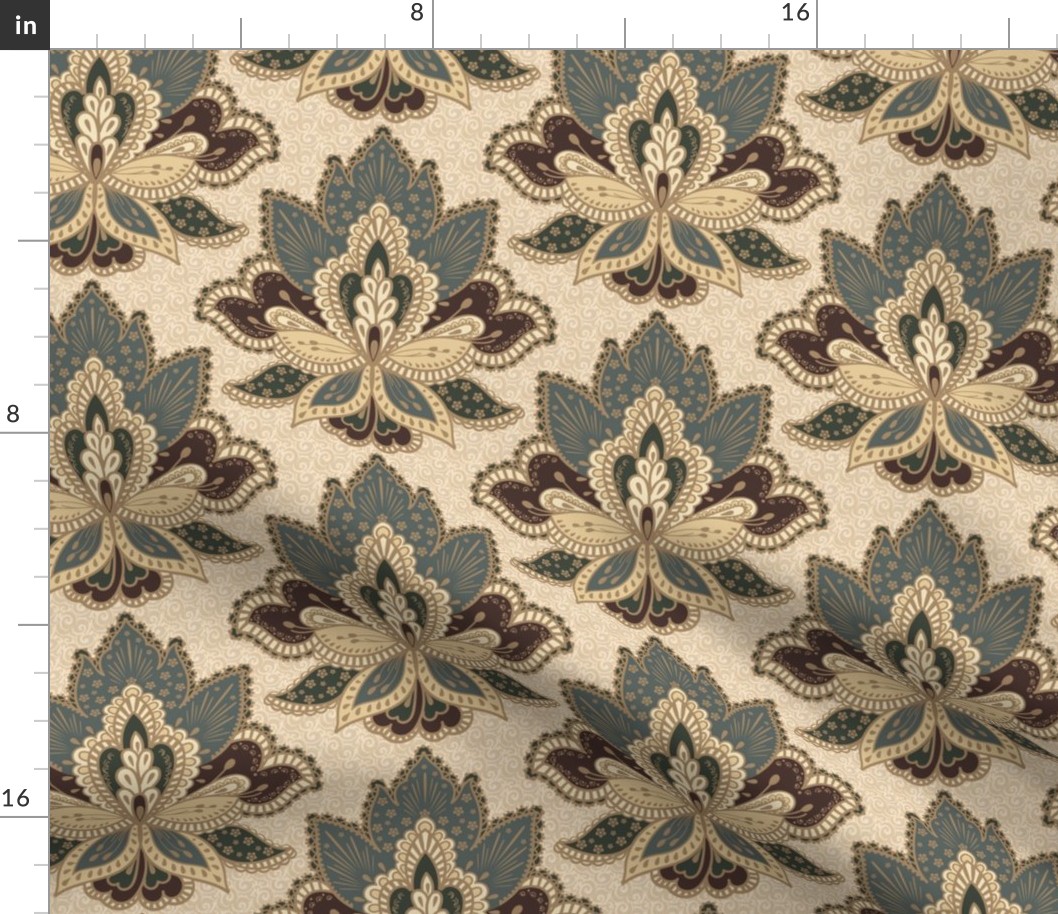 Paisley, damask pattern, upholstery fabric, Indian paisley, damask, Paisley pattern, upholstery gabelin, oriental pattern, paisley designs, paisley gabelin, gabelin, beige, classic damascus.