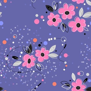 pink flowers, floral, spring, pink, flowers, blossom, sakura, lilac, cherry blossom, floral design, flower pattern, sakura blossom, dress pattern.