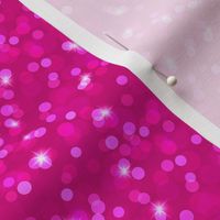 Small Sparkly Bokeh Pattern - Medium Magenta Color