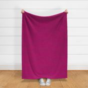 Horizontal Awning Stripe Pattern - Medium Magenta and Deep Magenta