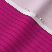 Small Vertical Pin Stripe Pattern - Medium Magenta and Deep Magenta
