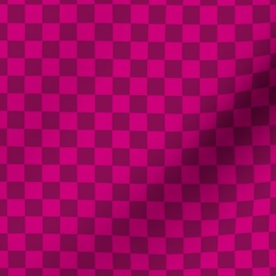 Checker Pattern - Medium Magenta and Deep Magenta