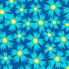 Summer Fleurs 2 Large Blue