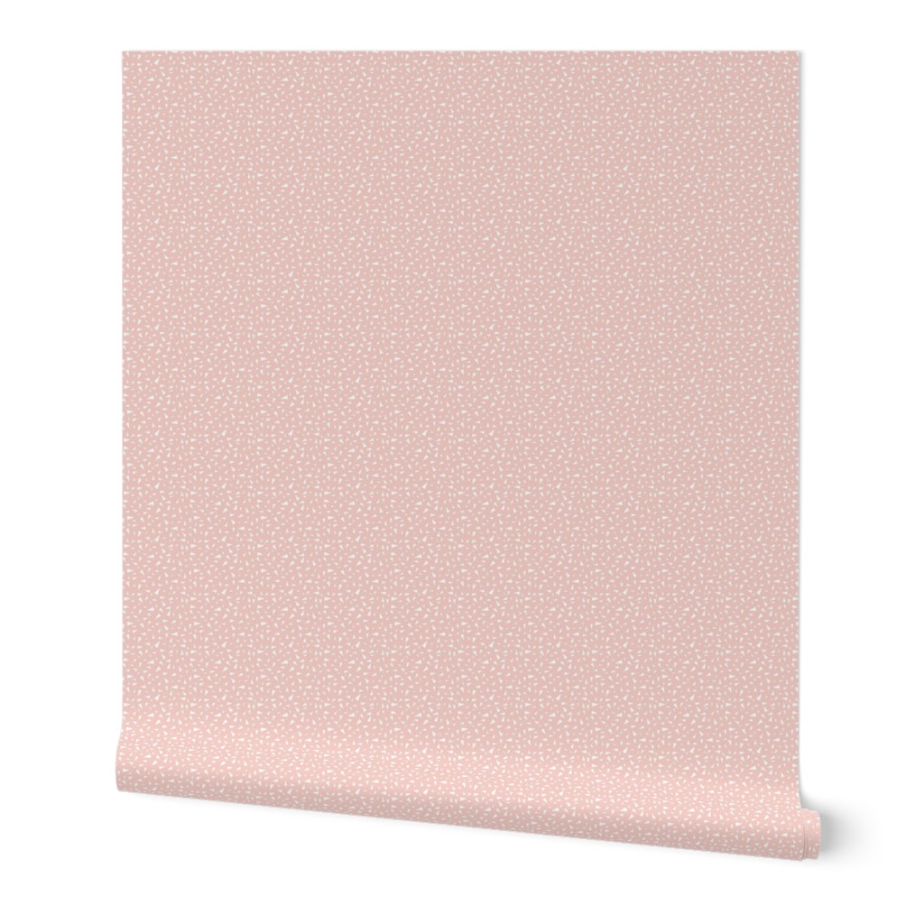 tiny baby pastel pink triangle blender print for bows, accessories and doll houses, texture and  terazzo 