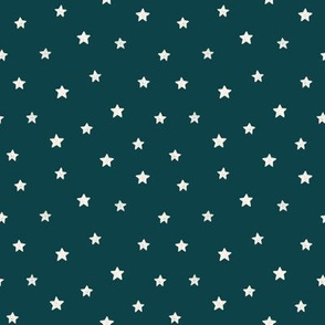 Stars - White on Blue (medium scale)