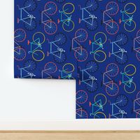 Bicycles (blue) (sideways)