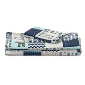 Moose Patchwork Quilt