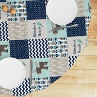 Moose Patchwork Quilt