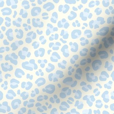 Leopard Print: Baby Blue