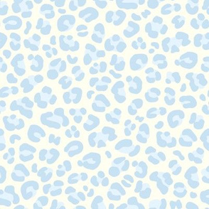 Leopard Print: Baby Blue