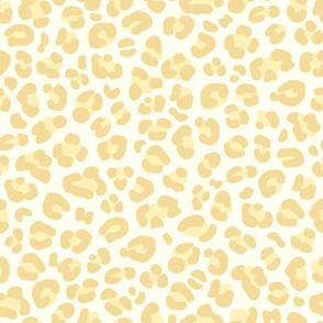 Leopard Print: Pale Yellow