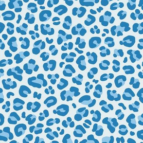 Leopard Print in Blues