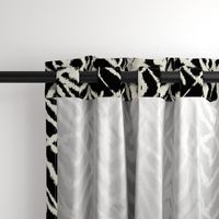 wild ikat Black and white