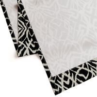 wild ikat Black and white