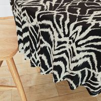 wild ikat Black and white