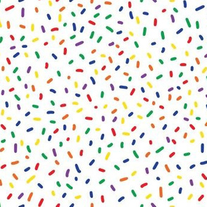 Rainbow Confetti, colorful sprinkles in multicolor for kids accessories, bows and gender neutral clothes